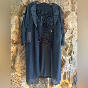 Mother of the Bride Dress Size 12 Dark Navy